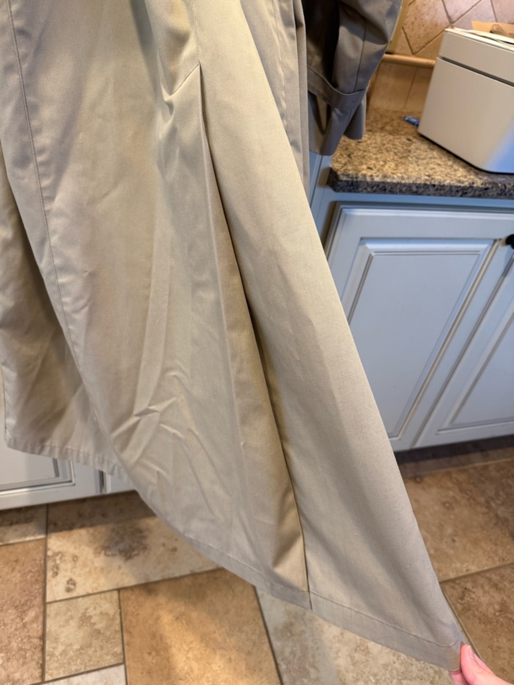 London Fog Beige Trench Coat - Wamsutta Exclusive - Picture 7 of 12